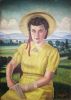 Wife Maria in Yellow Dress, 1943