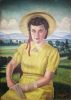 Wife Maria in Yellow Dress, 1943