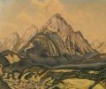 Alps with Mittenwald, 1947