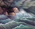 Seascape with Waves and Rocks