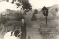 In the Alps with son Orest and daughter Zonia (in baby carriage), 1948